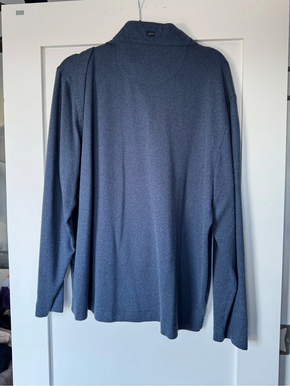 Greg Norman Collection Men's Navy Quarter-Zip Sweater